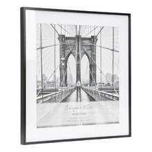 Black Blair 16 x 16" Metal Photo Frame